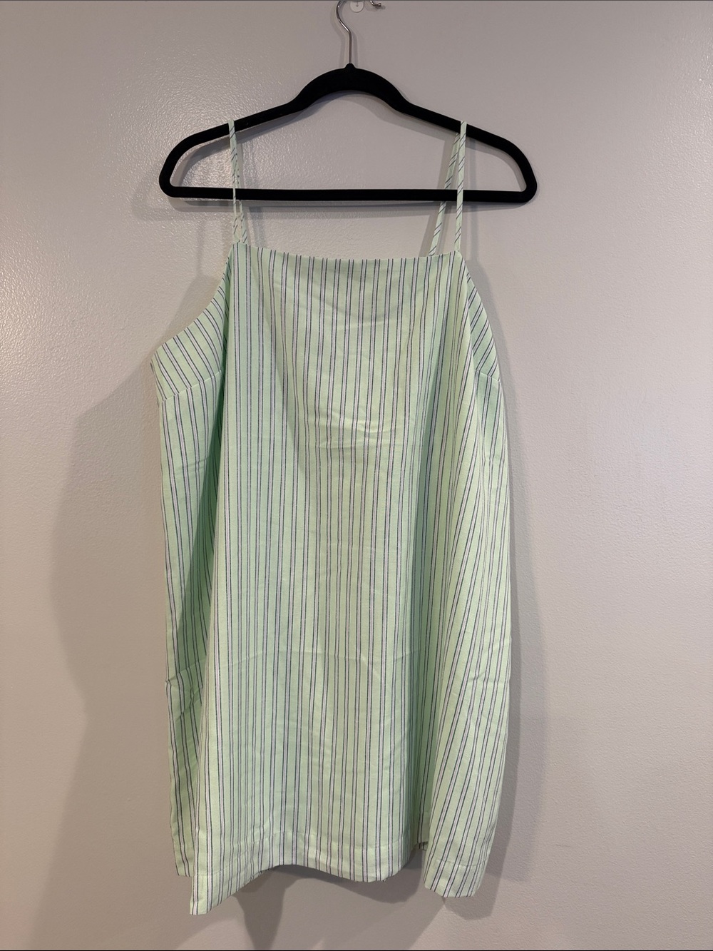 Old Navy Mint Green Vertical Stripe Camisole Dress